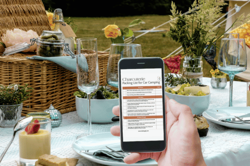 Camping Charcuterie List