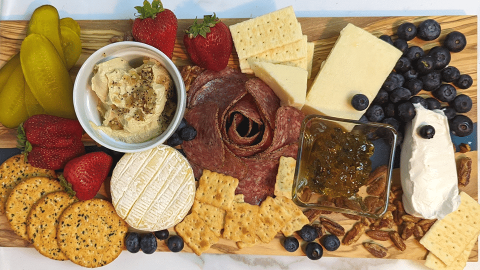 How to make a salami rose for charcuterie boards