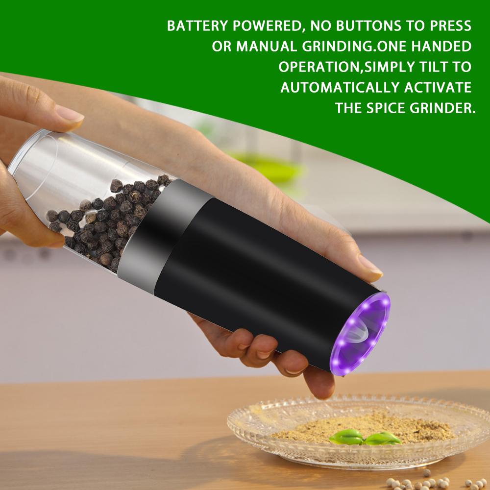 Electric Gravity Sensor Automatic Seasoning Grinder
