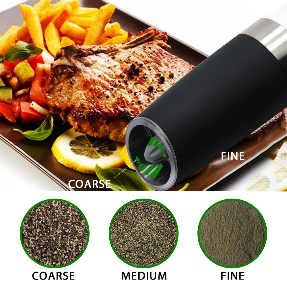 Electric Gravity Sensor Automatic Seasoning Grinder