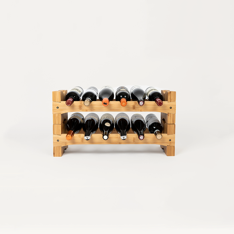 12 bottle wine rack wood hot sale