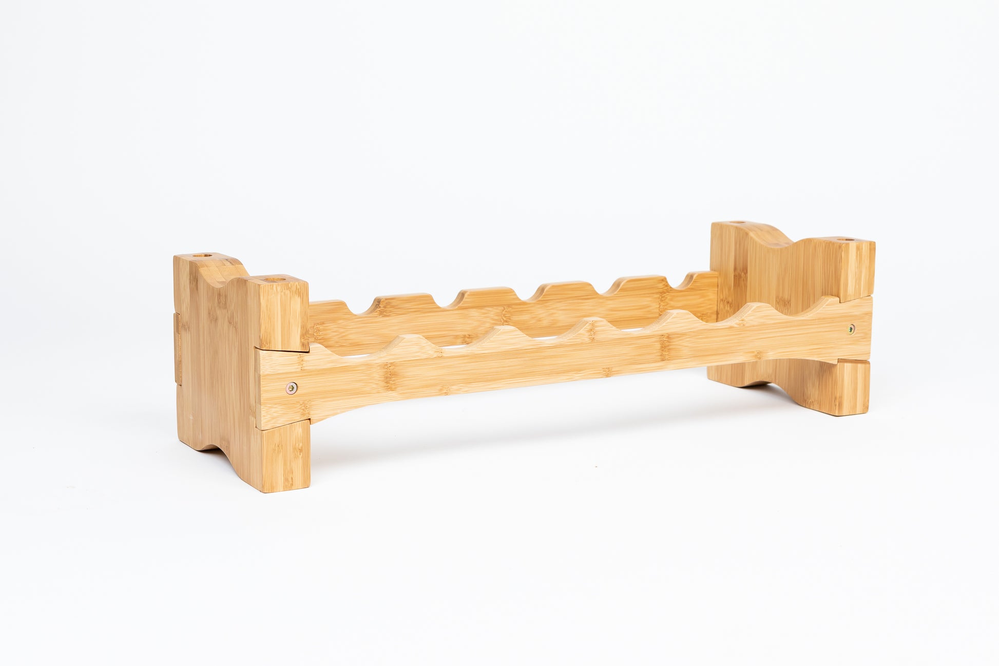 Stackable Wine Rack | Modern Countertop Wine Rack | Holds 12 Bottles | Exclusive Design - Vistal Supply