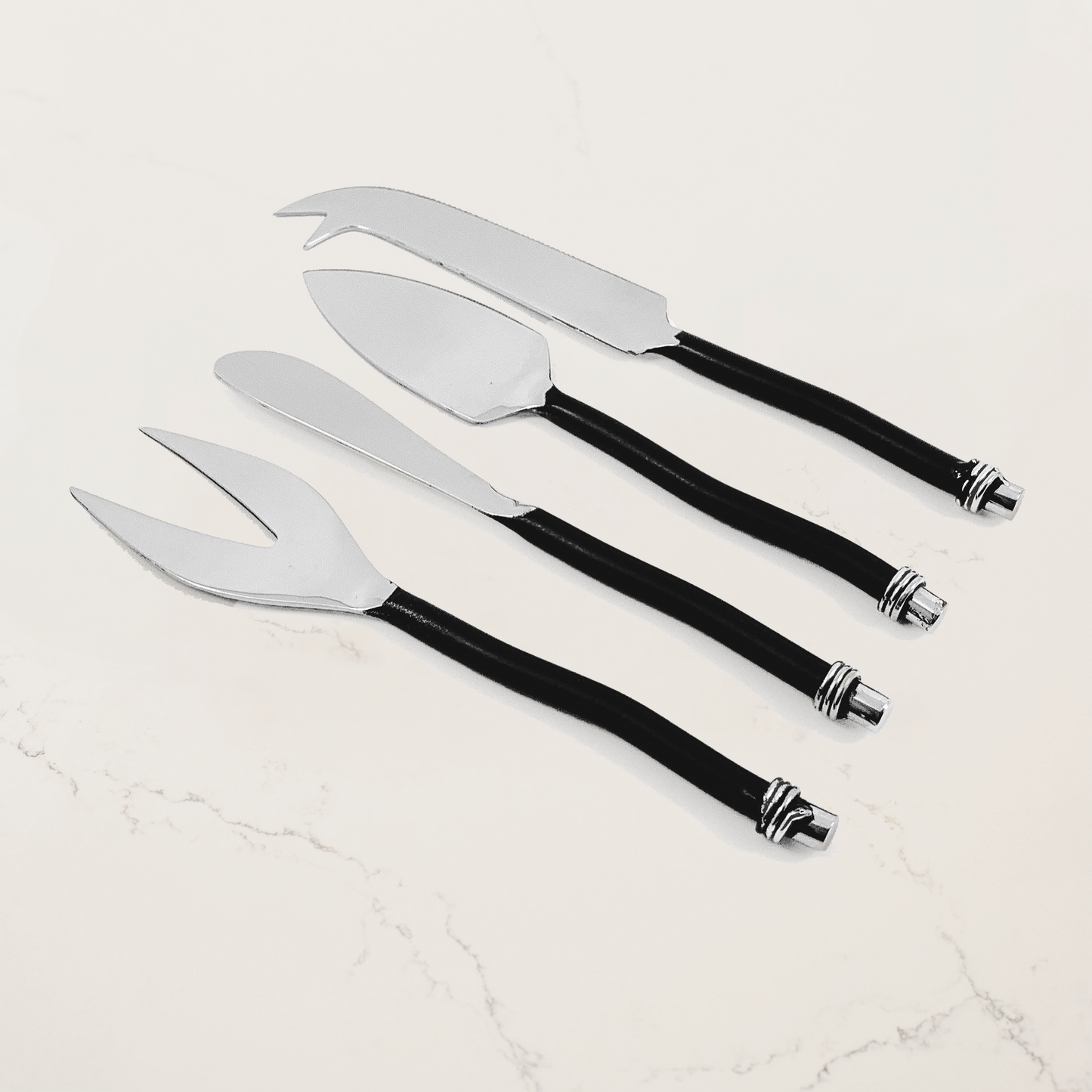 Stainless Steel Cheese Knife Set | 4 piece unique set