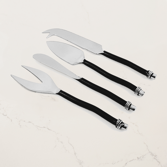 Stainless Steel Cheese Knife Set | 4 piece unique set