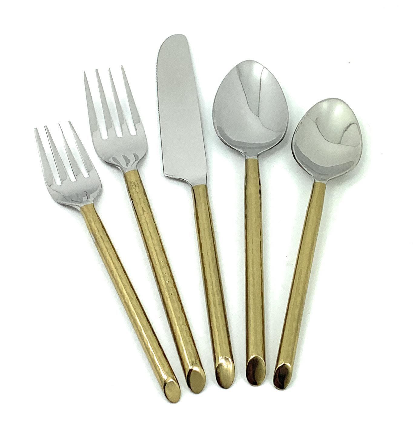 Vibhsa Stainless Steel Gold Flatware