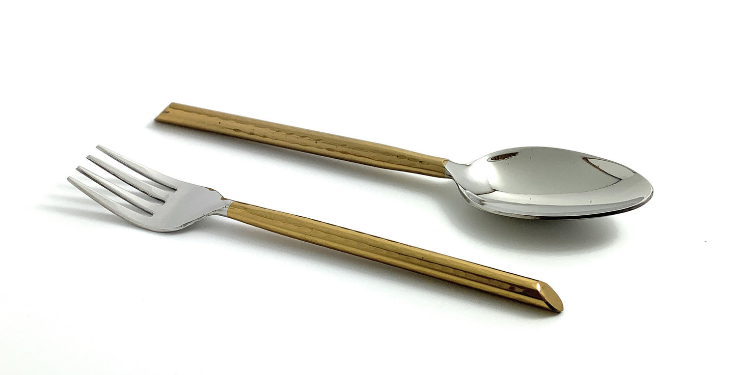 Vibhsa Stainless Steel Gold Flatware