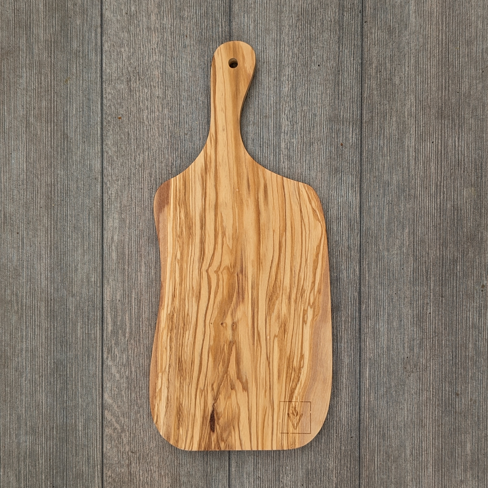 Olive Wood Charcuterie Board with Handle