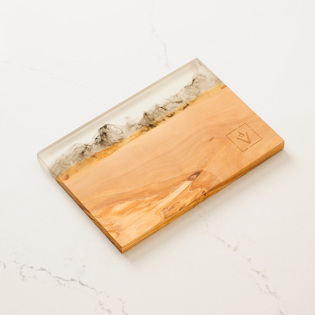 Resin Charcuterie Board With Olive Wood | Serves 1-2 People