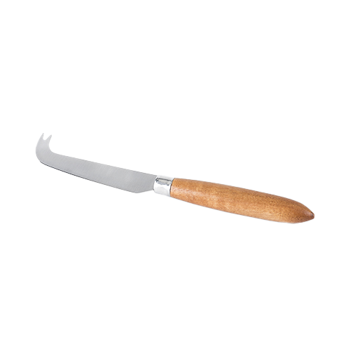 Stainless Steel and Acacia Hard Cheese Knife